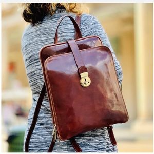 Italian Luxury Leather Back Pack